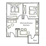 Апартаменты Mueltner Nordheim vor der Rhon